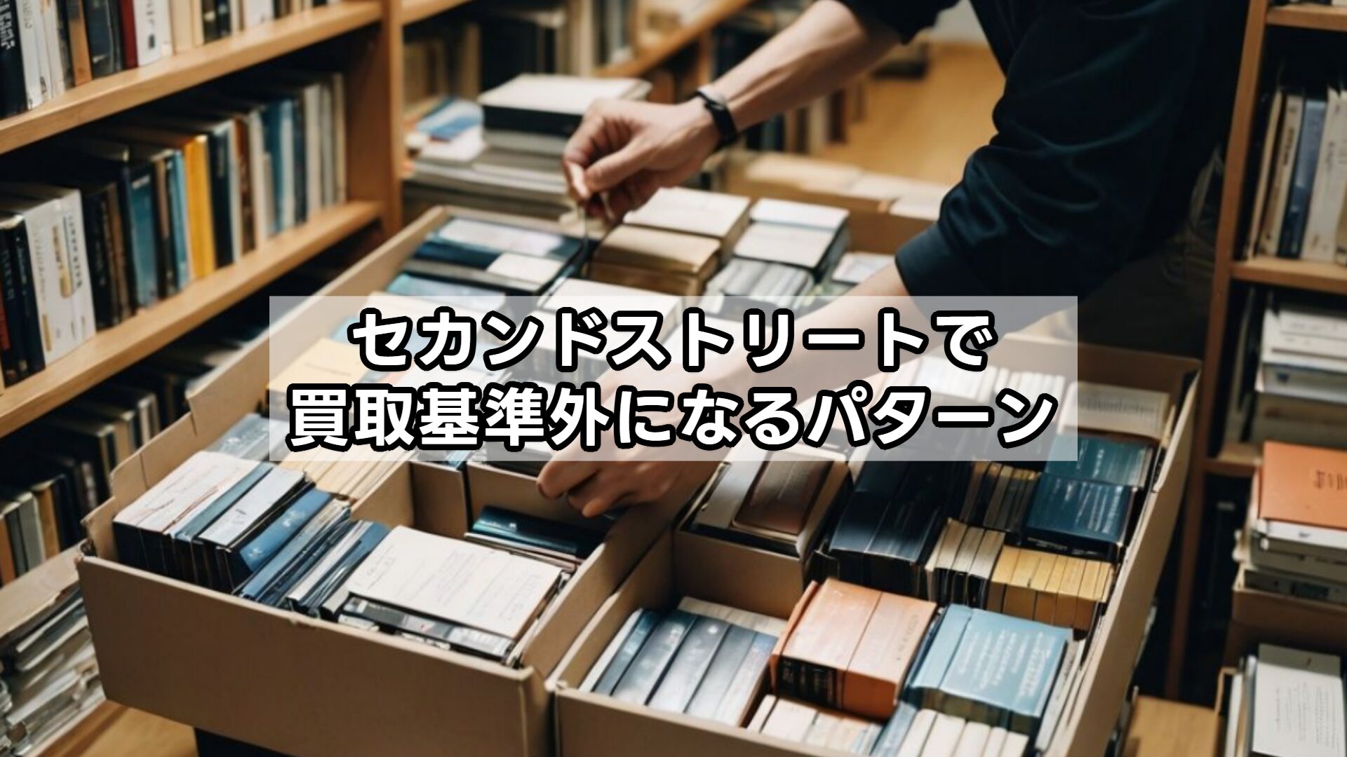 セカンドストリートで買取基準外になるパターン