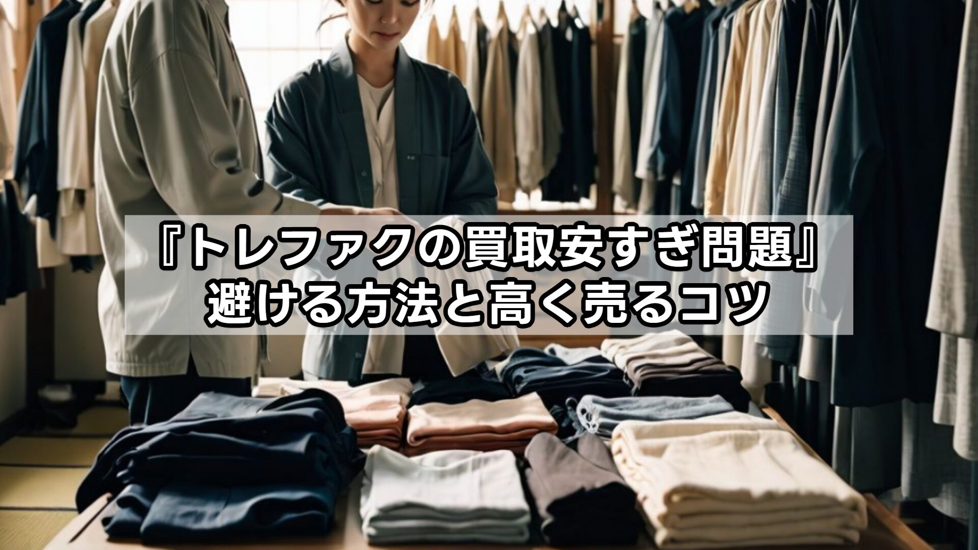 『トレファクの買取安すぎ問題』避ける方法と高く売るコツ