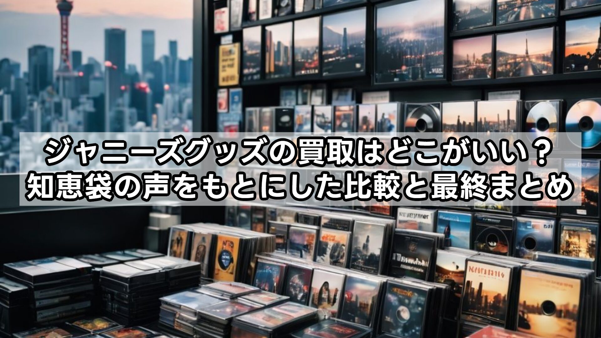 ジャニーズグッズの買取はどこがいい？知恵袋の声をもとにした比較と最終まとめ