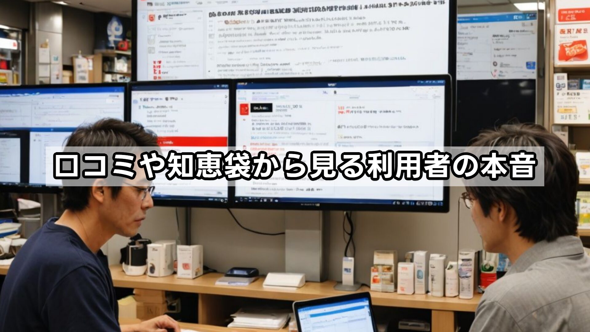 口コミや知恵袋から見る利用者の本音