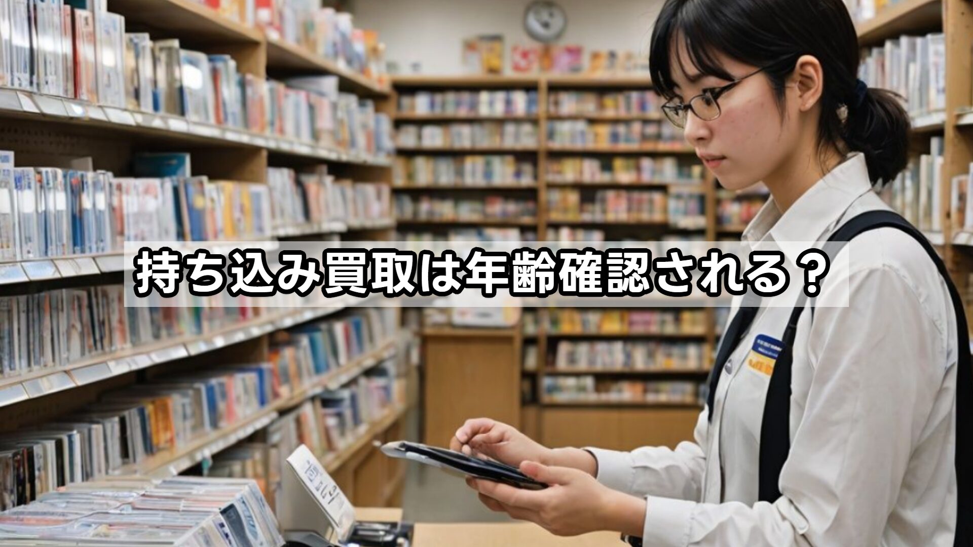 持ち込み買取は年齢確認される？