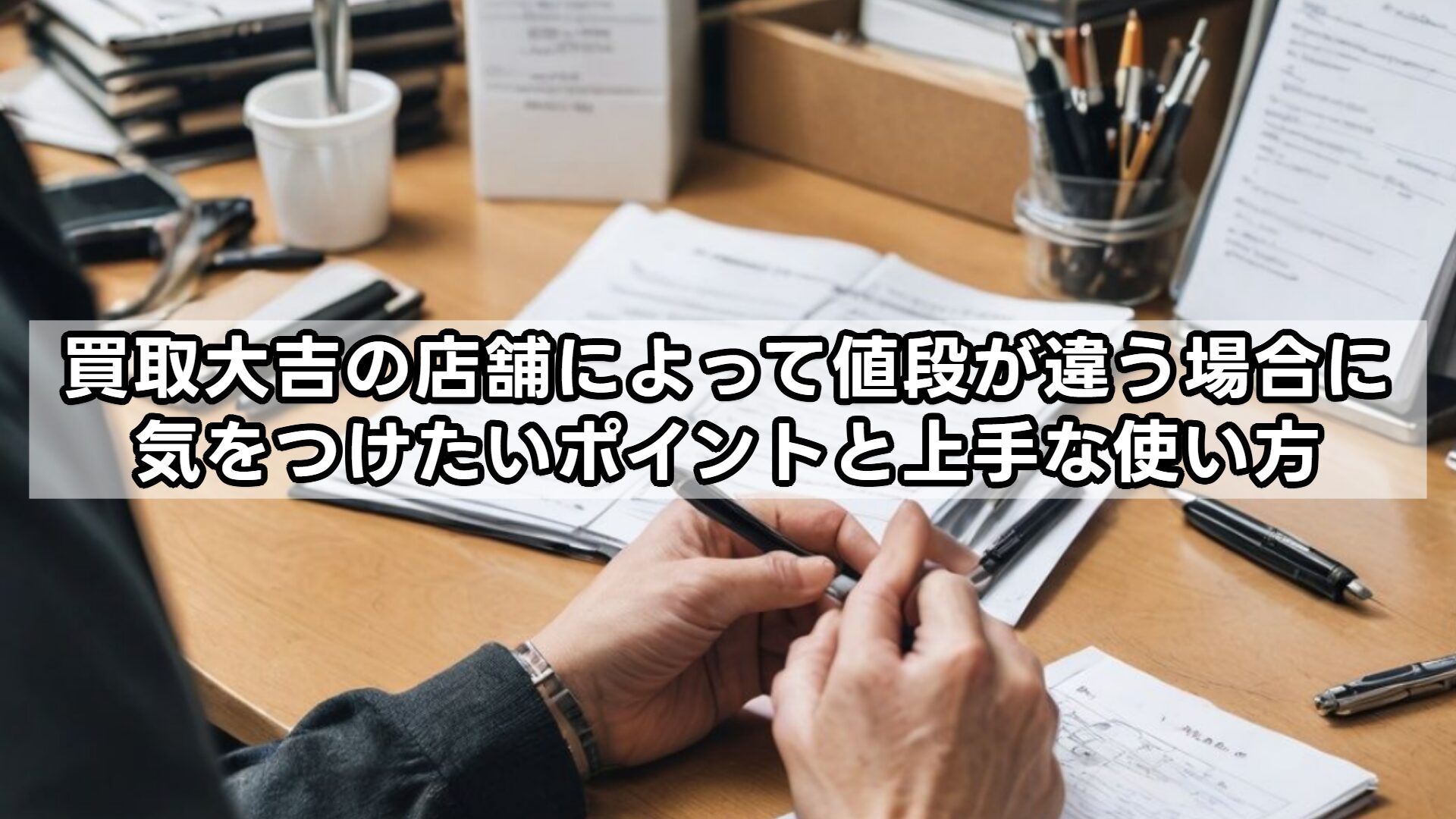 買取大吉の店舗によって値段が違う場合に気をつけたいポイントと上手な使い方