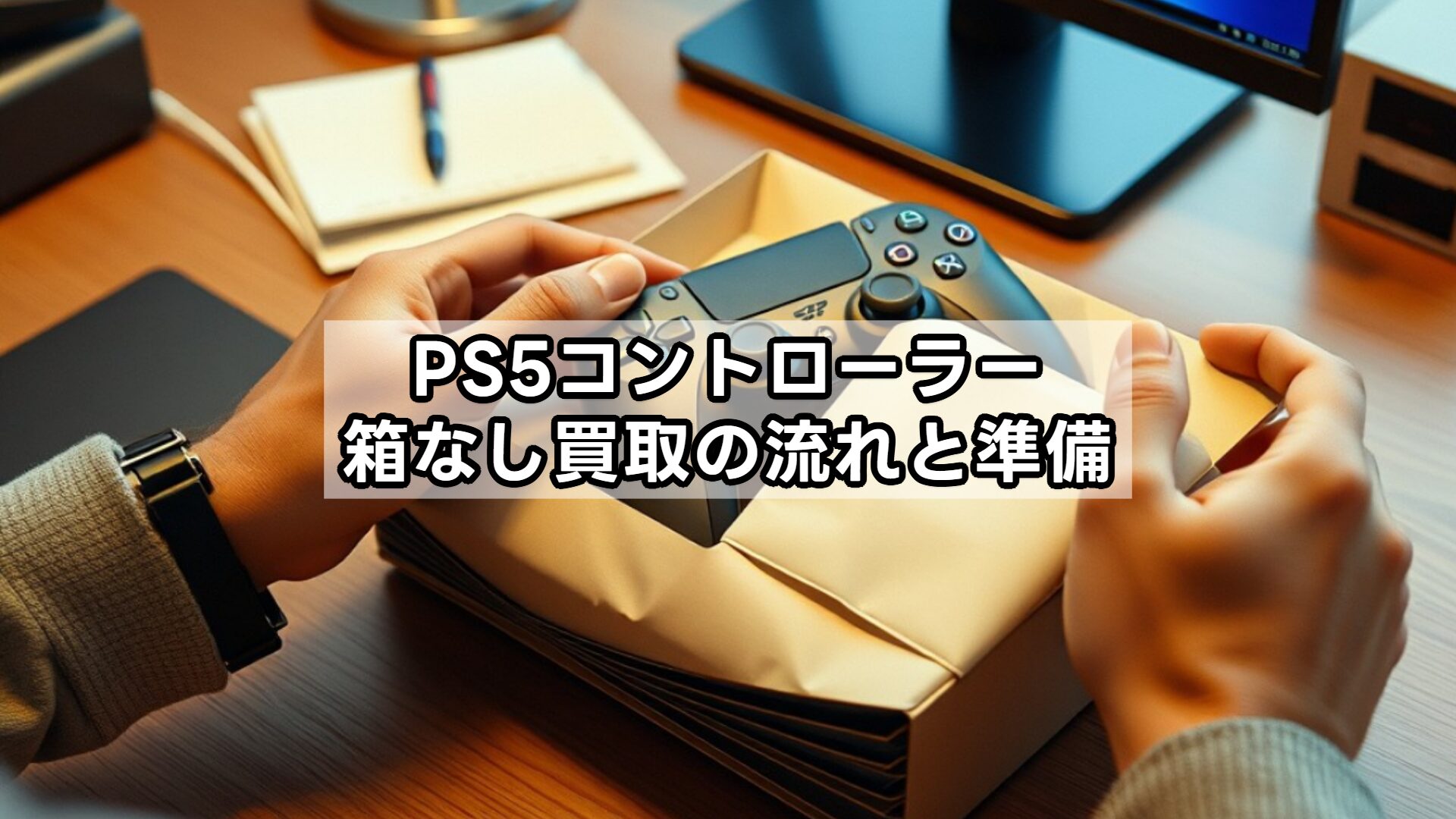 PS5コントローラー箱なし買取の流れと準備