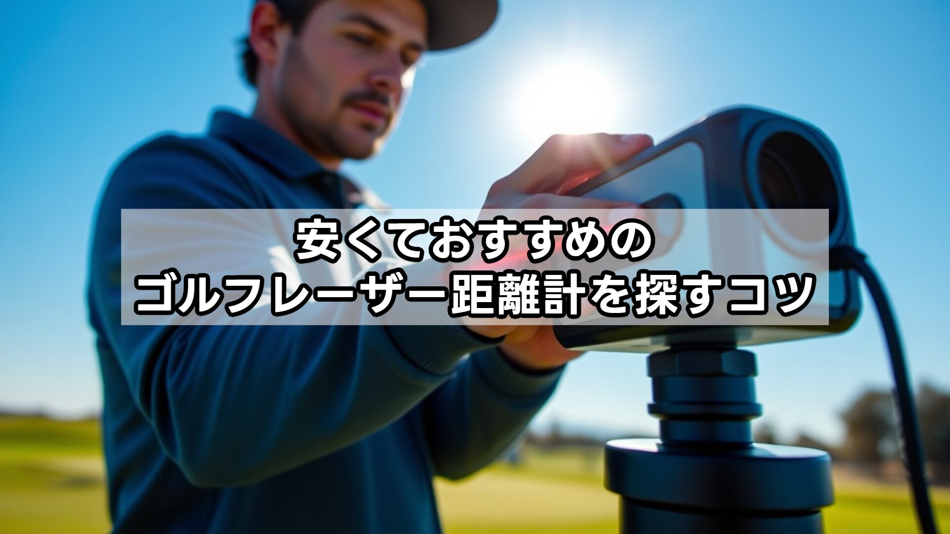 安くておすすめのゴルフレーザー距離計を探すコツ
