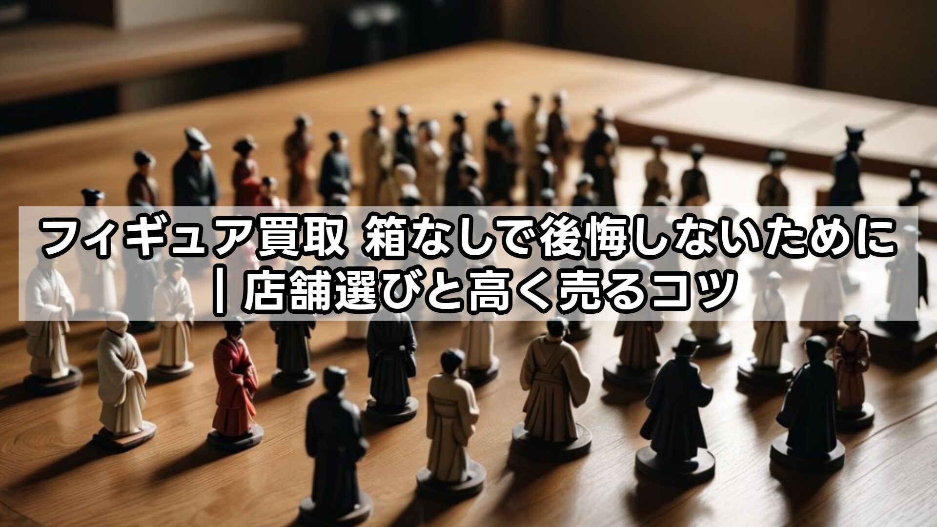 フィギュア買取 箱なしで後悔しないために｜店舗選びと高く売るコツ