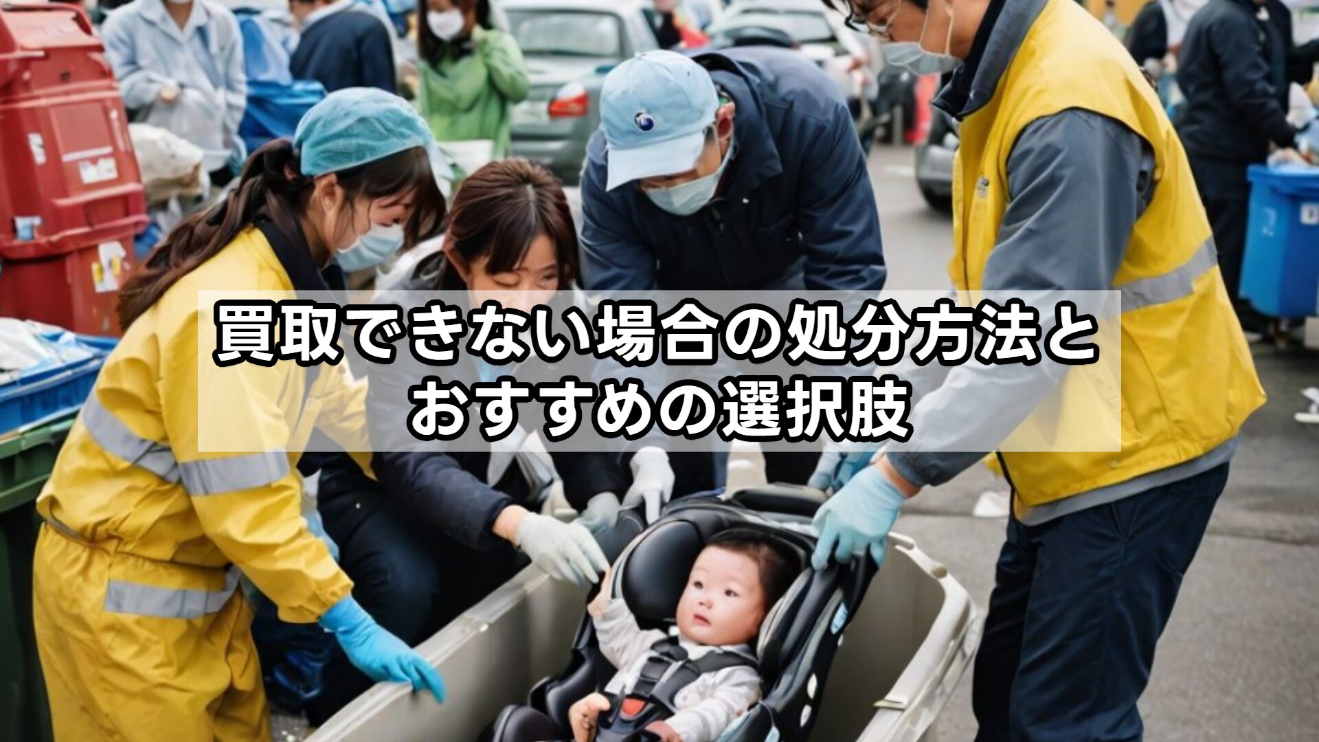 買取できない場合の処分方法とおすすめの選択肢