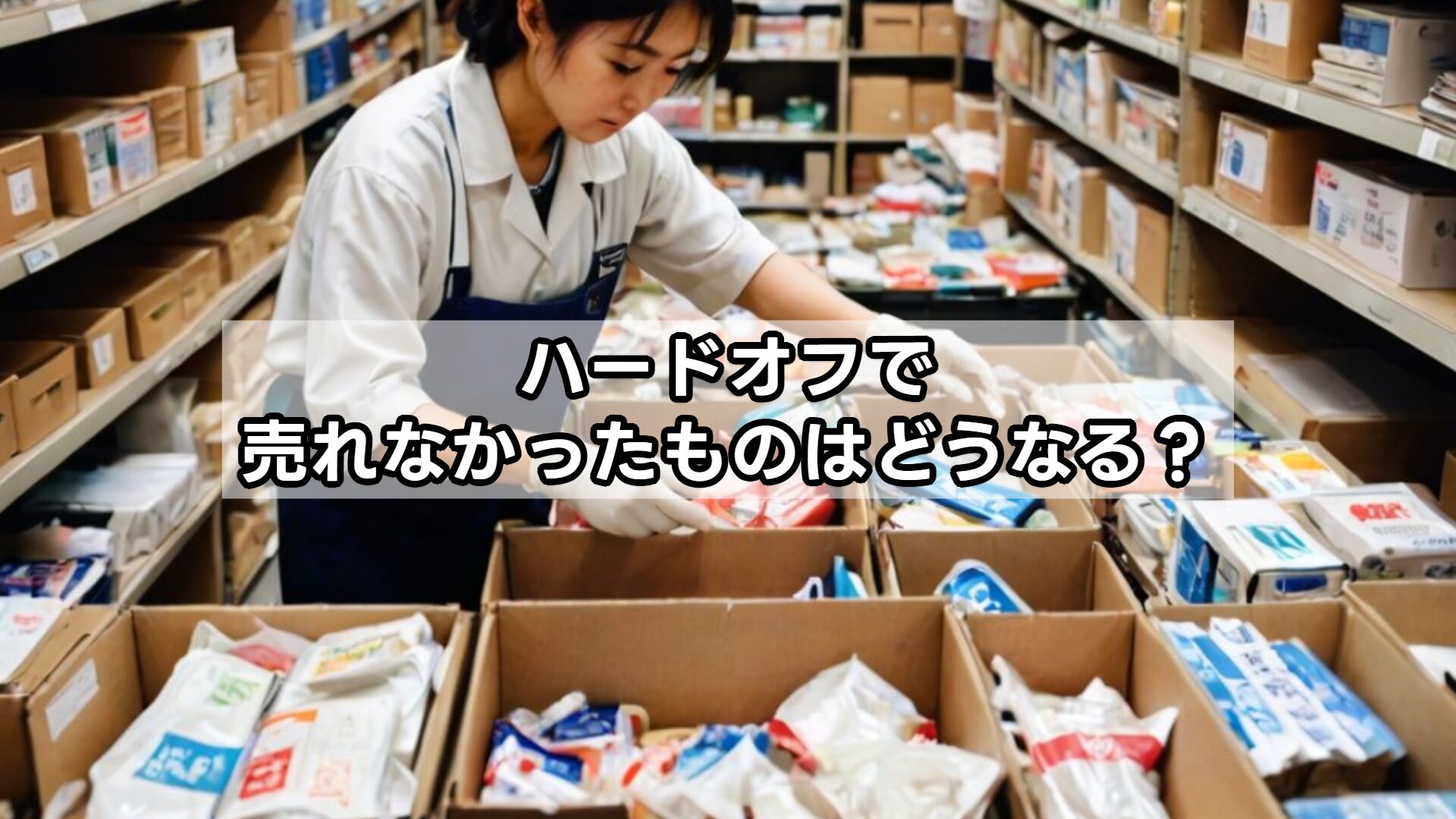 ハードオフで売れなかったものはどうなる？