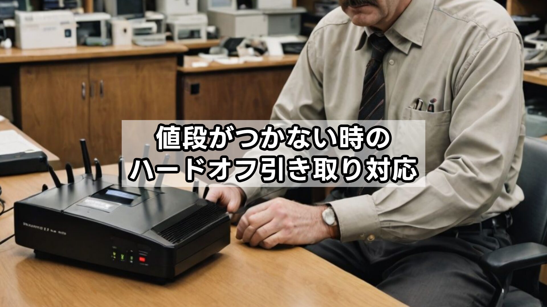 値段がつかない時のハードオフ引き取り対応