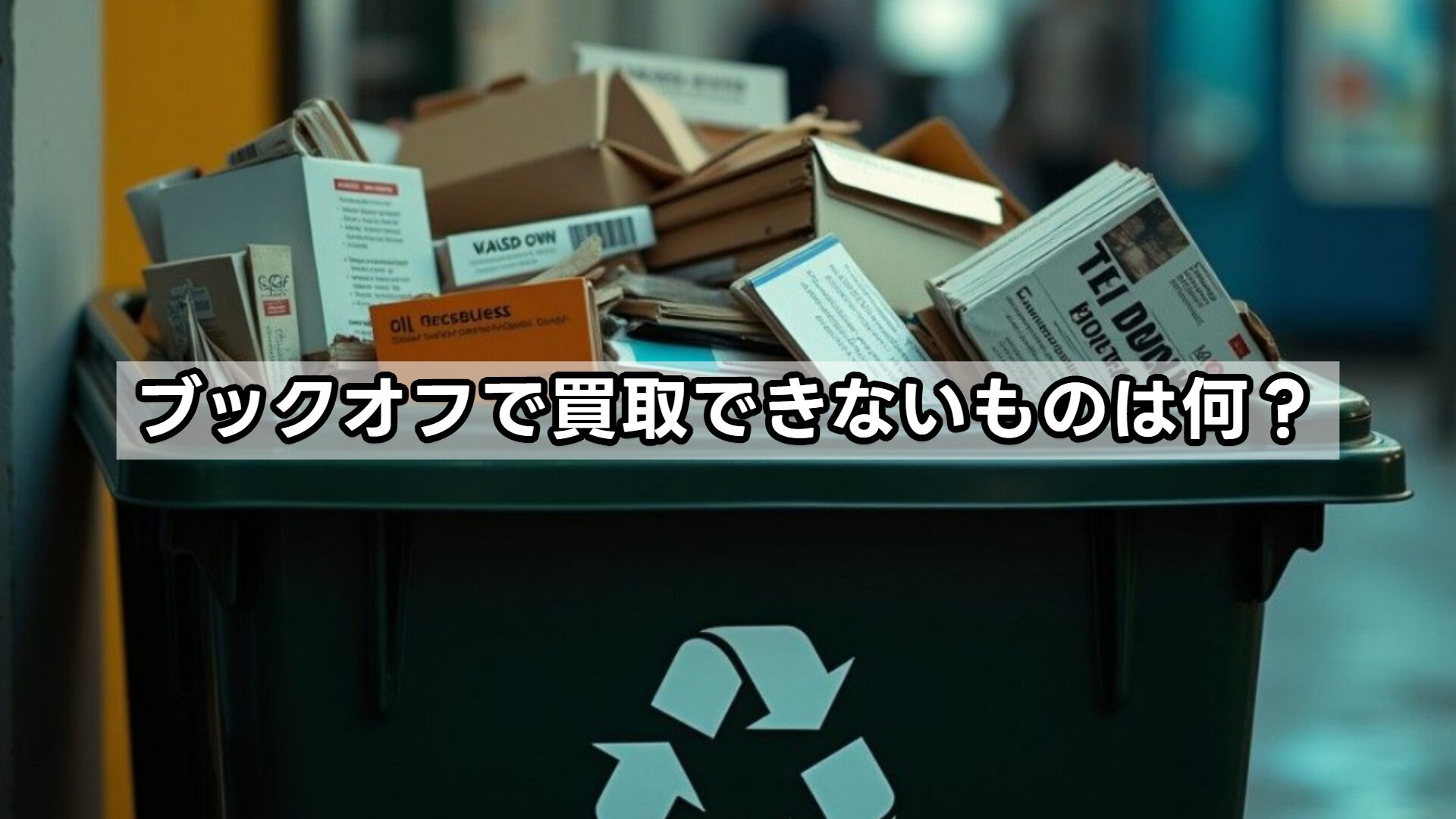 ブックオフで買取できないものは何？