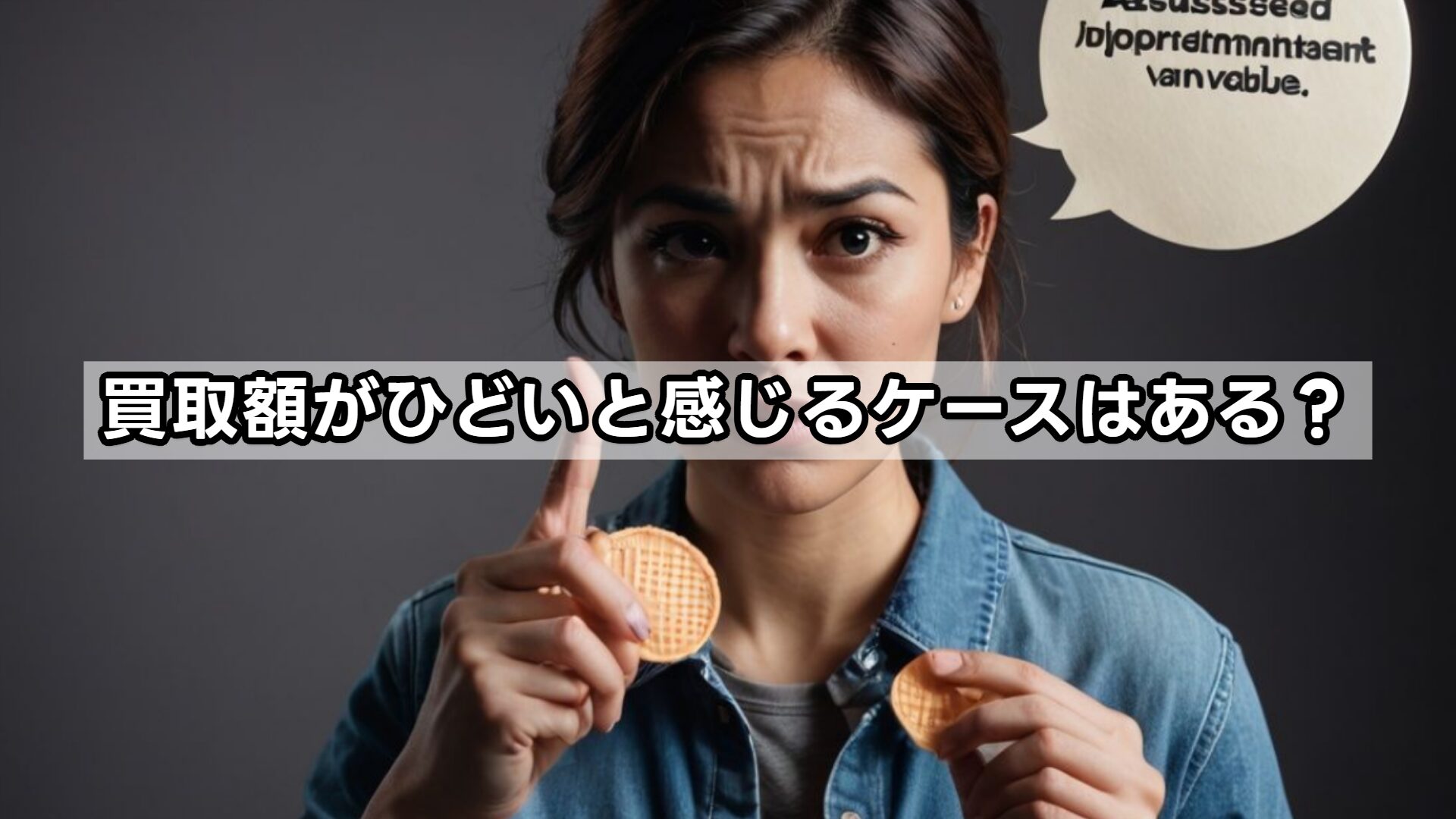 買取額がひどいと感じるケースはある？