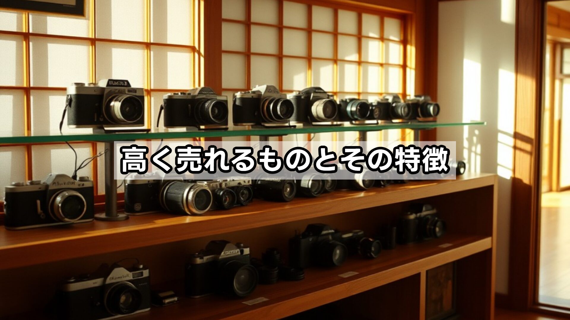 高く売れるものとその特徴