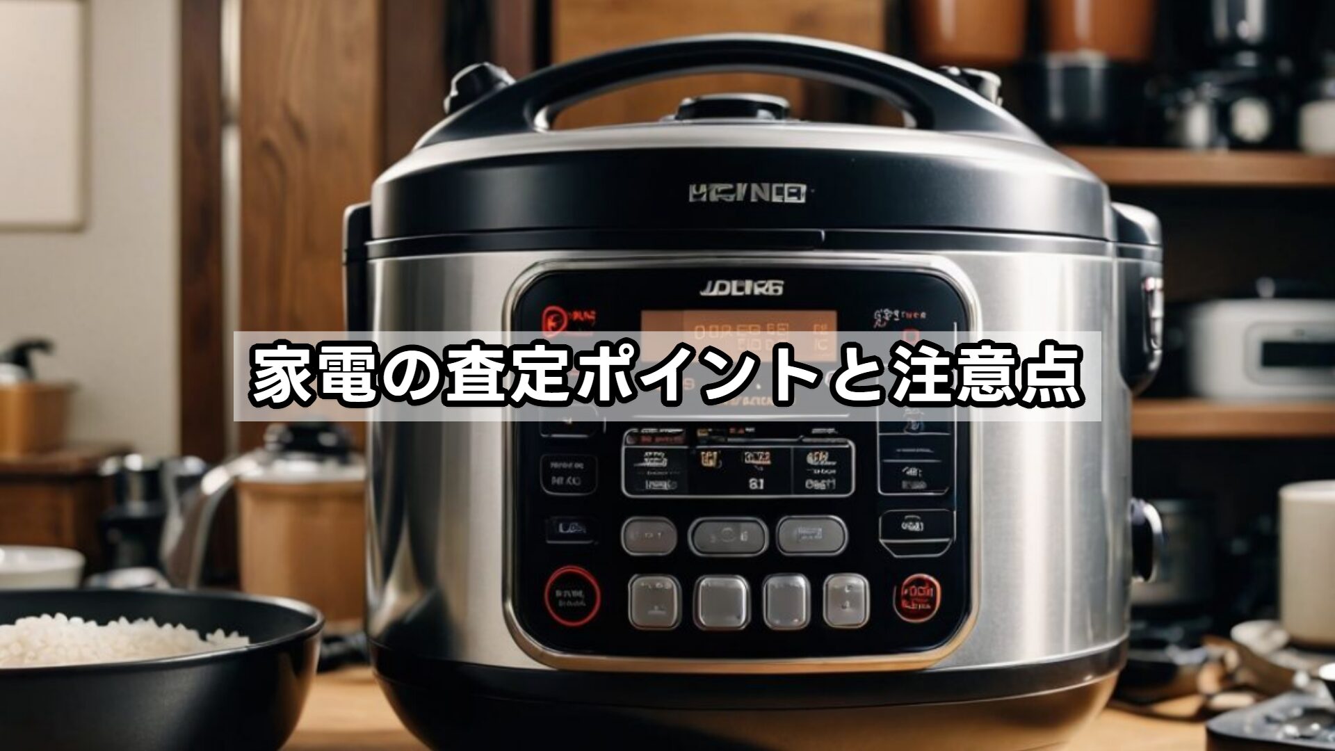 家電の査定ポイントと注意点