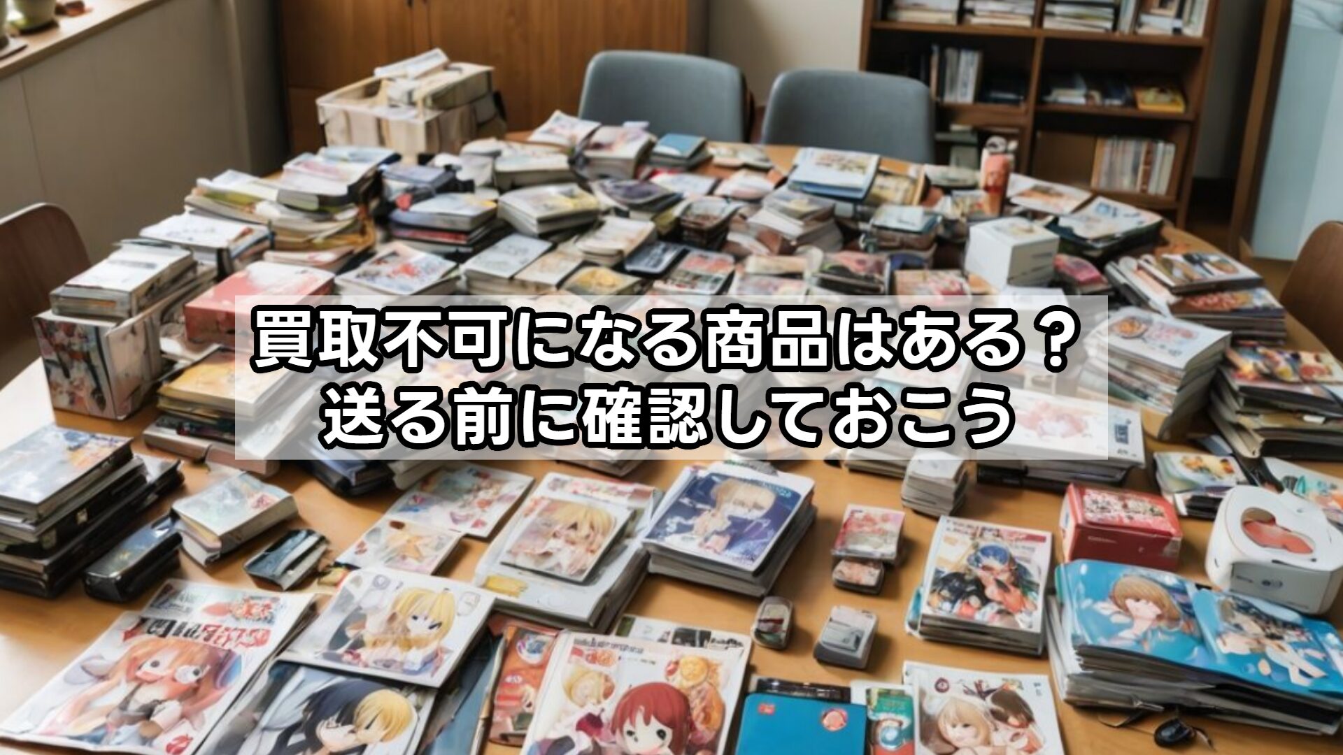 買取不可になる商品はある？送る前に確認しておこう