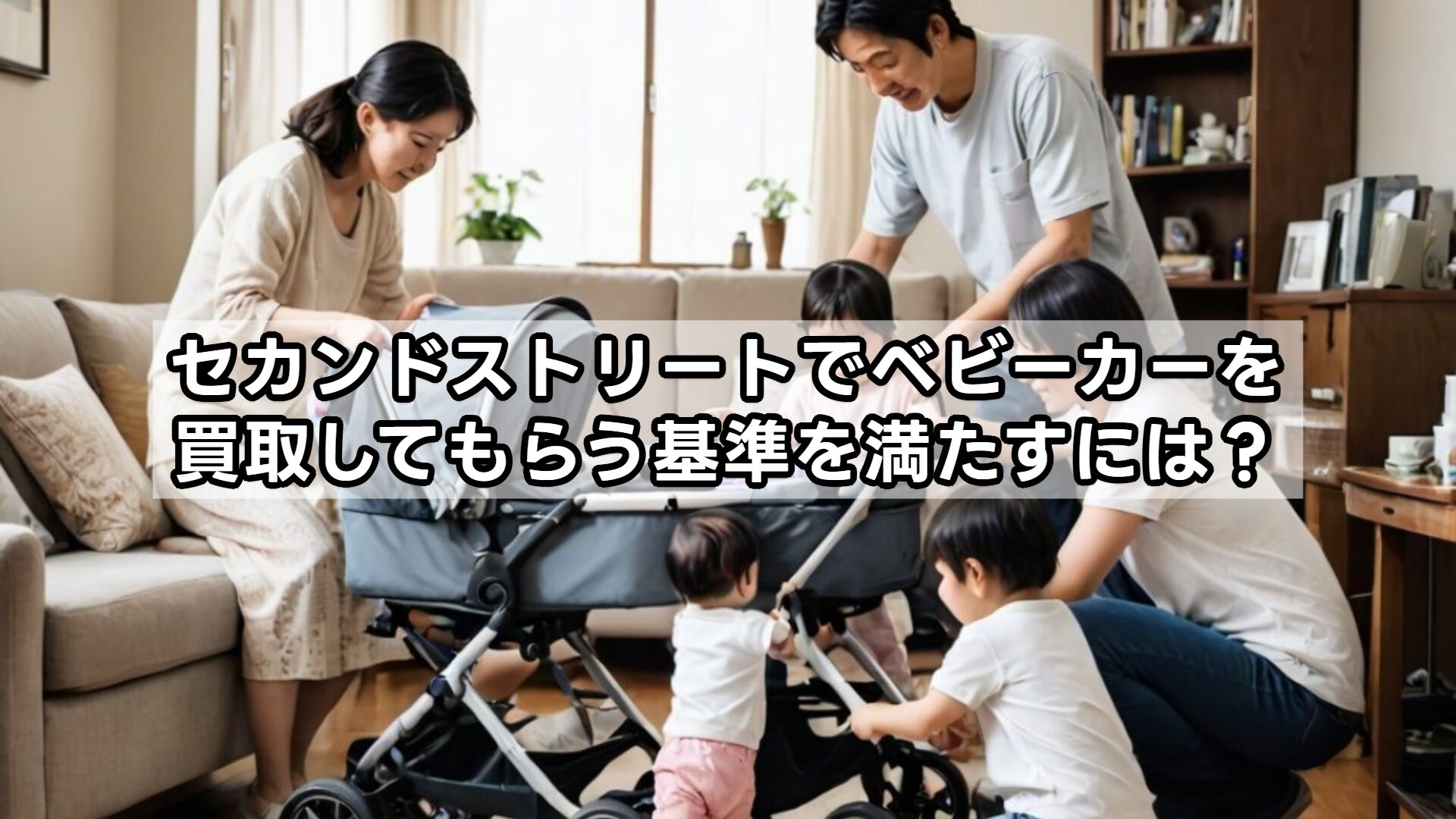セカンドストリートでベビーカーを買取してもらう基準を満たすには？