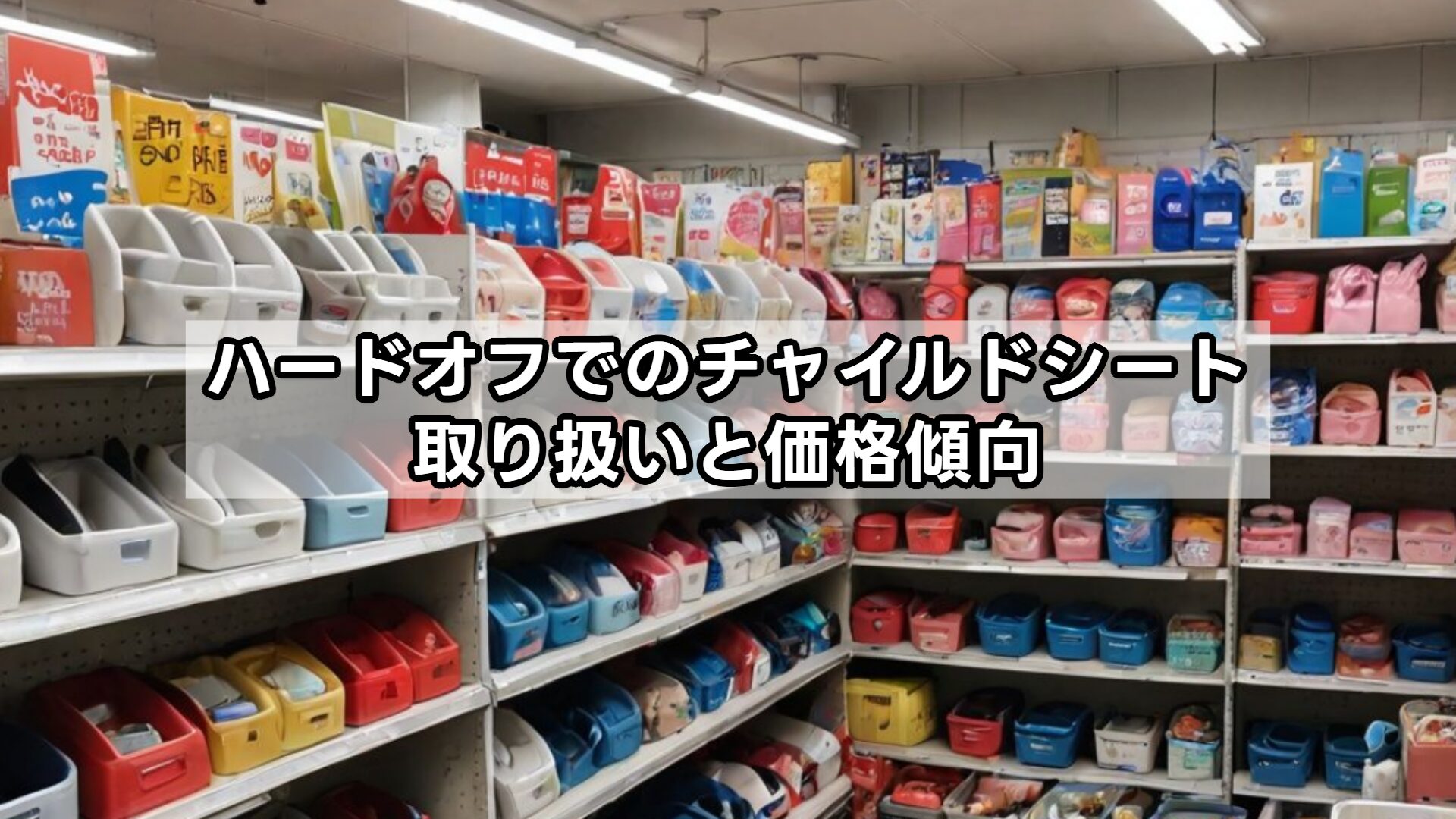 ハードオフでのチャイルドシート取り扱いと価格傾向
