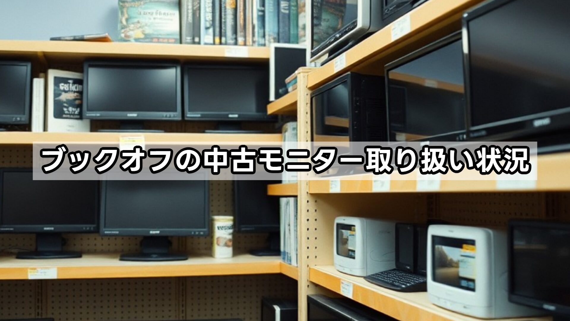 ブックオフの中古モニター取り扱い状況