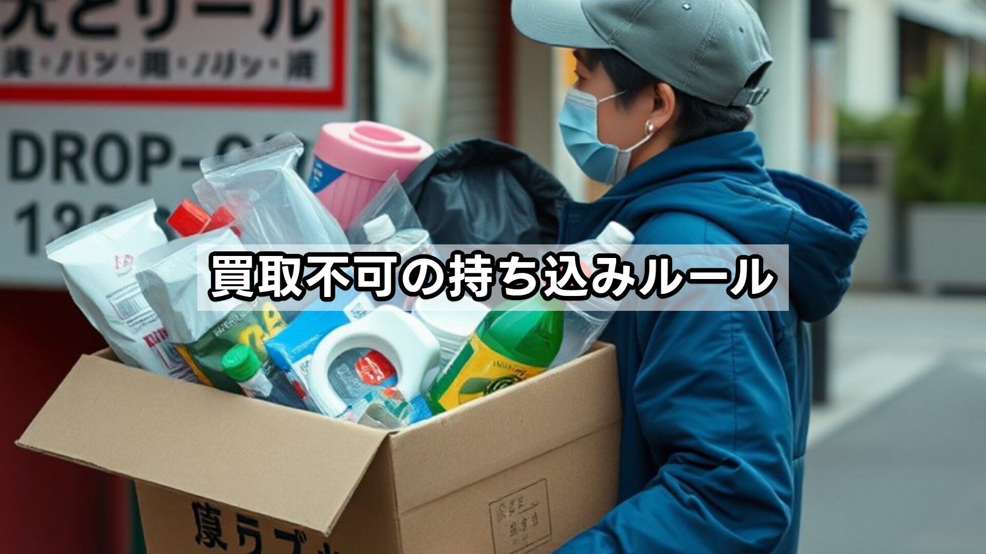 買取不可の持ち込みルール