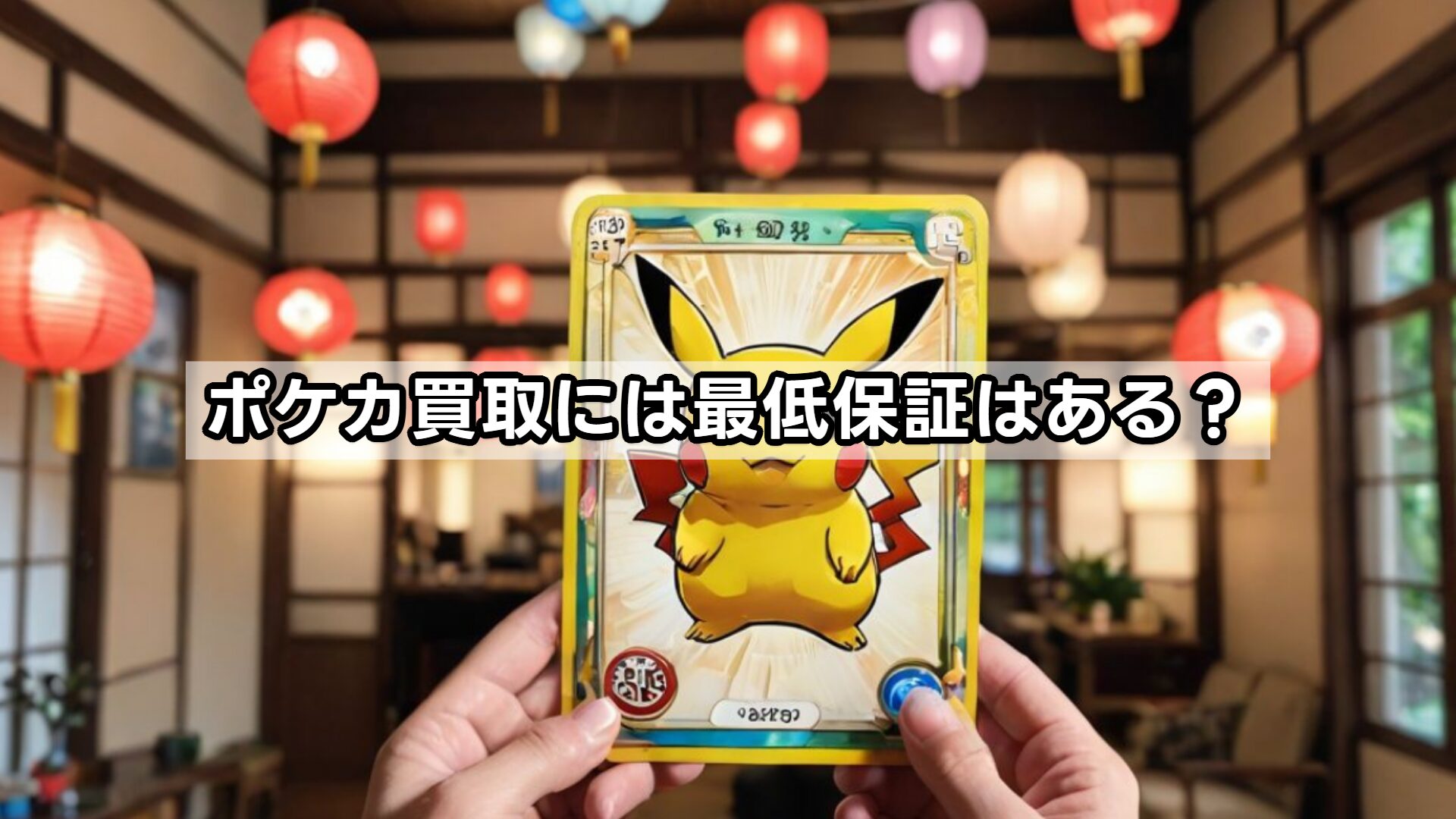 ポケカ買取には最低保証はある？