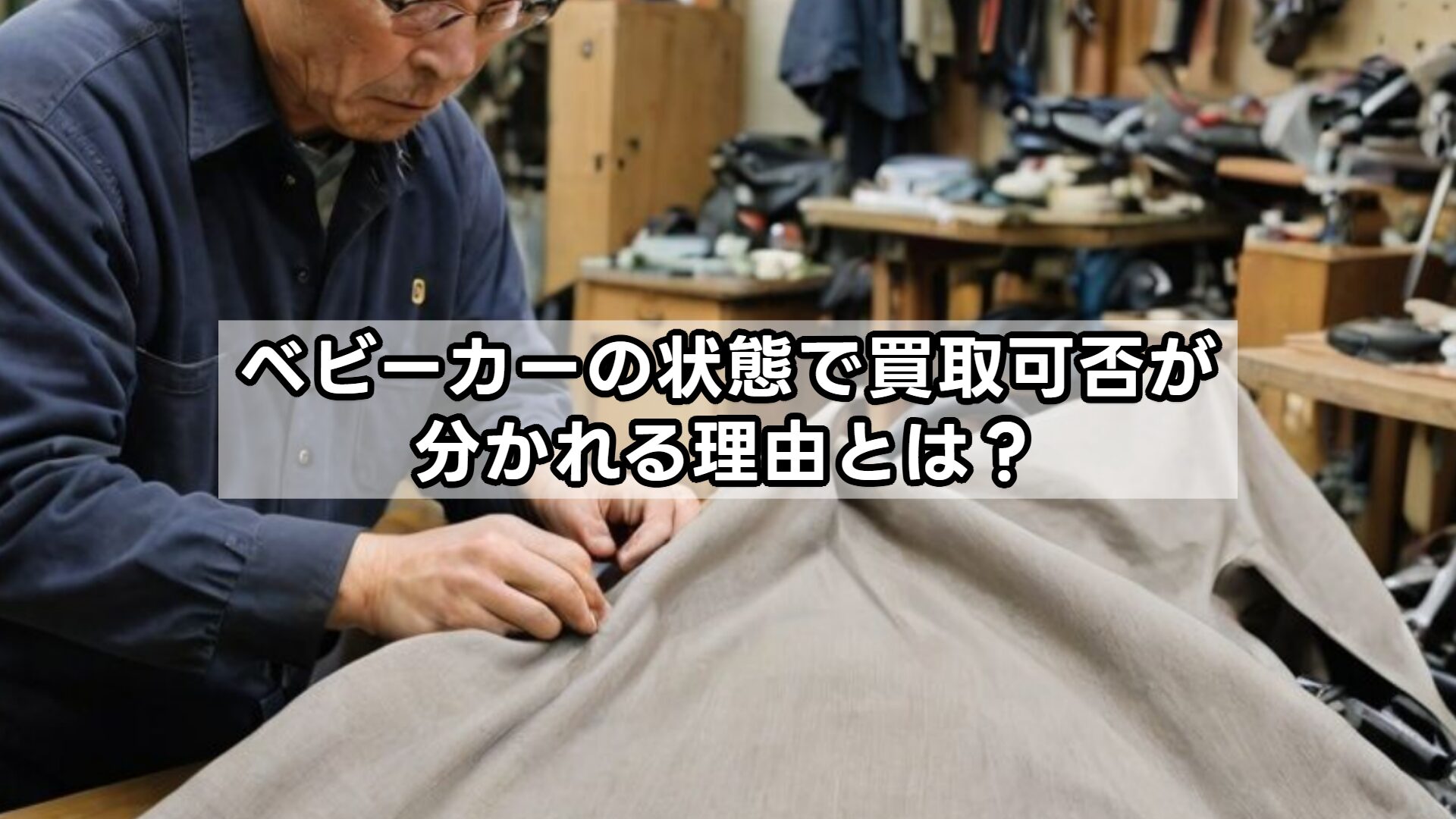 ベビーカーの状態で買取可否が分かれる理由とは？