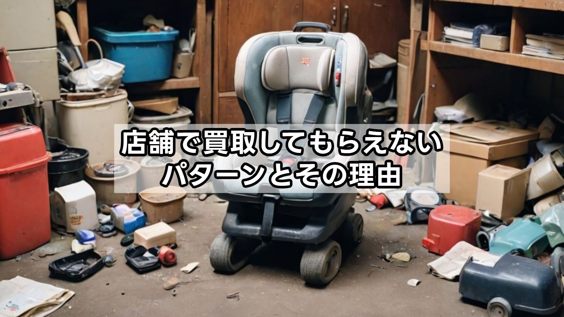 店舗で買取してもらえないパターンとその理由