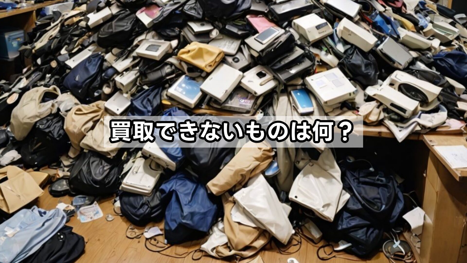買取できないものは何？