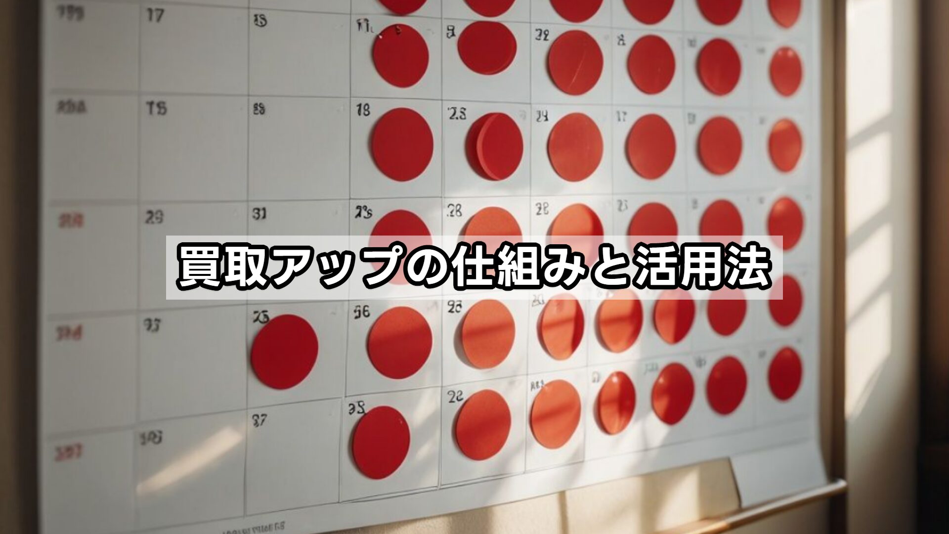 買取アップの仕組みと活用法