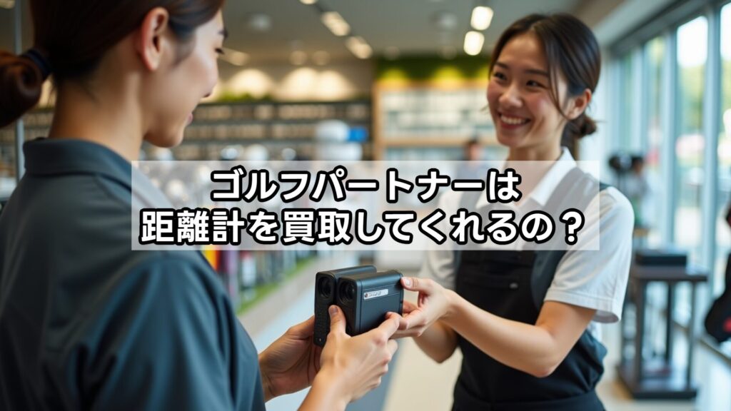 ゴルフパートナーは距離計を買取してくれるの?