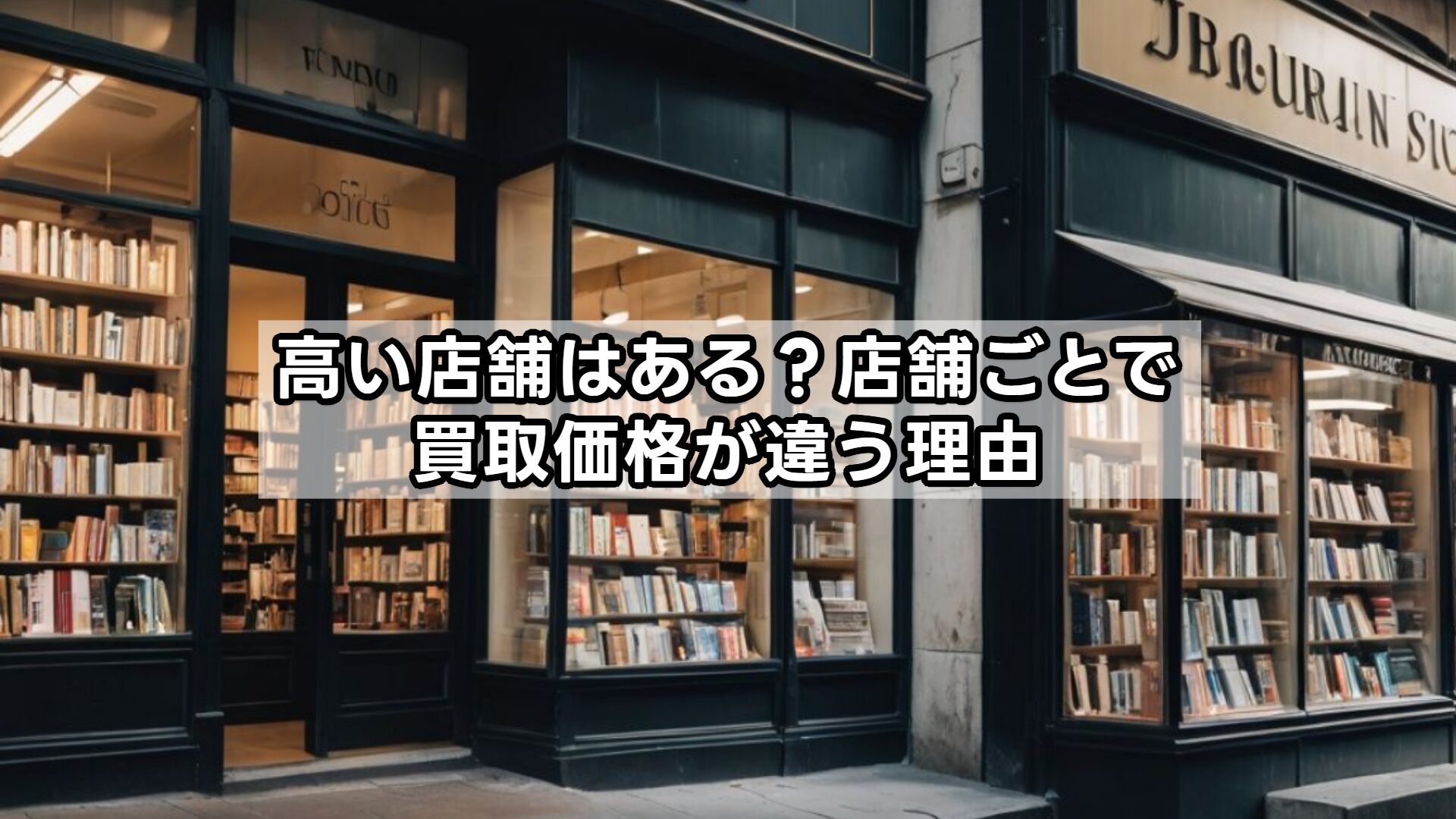 高い店舗はある？店舗ごとで買取価格が違う理由