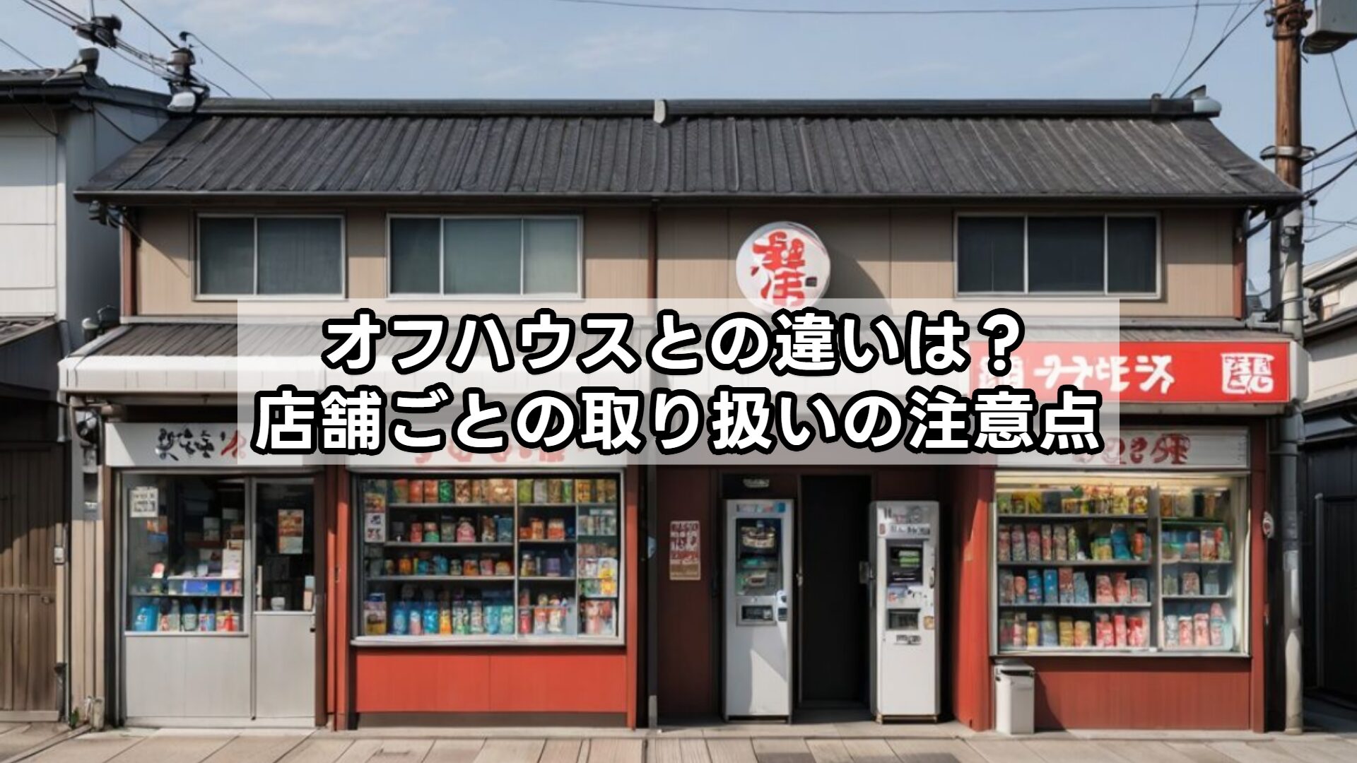 オフハウスとの違いは？店舗ごとの取り扱いの注意点