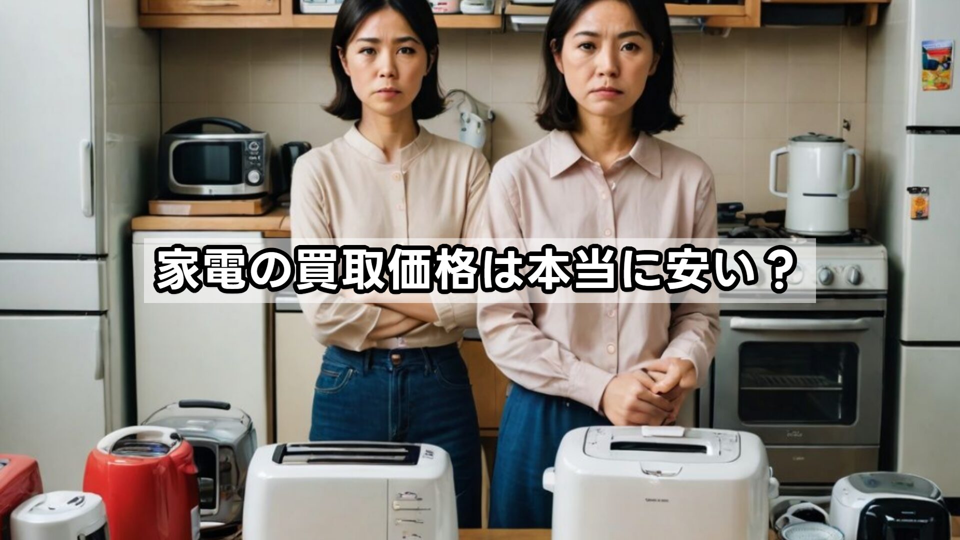 家電の買取価格は本当に安い？