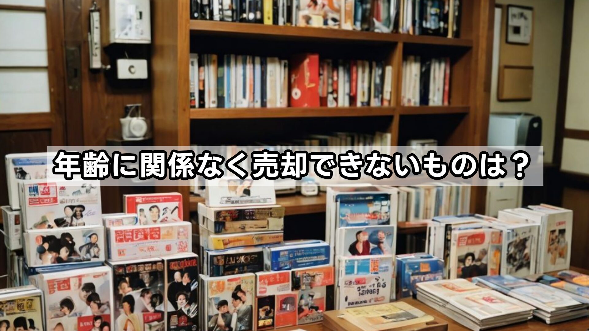 年齢に関係なく売却できないものは？