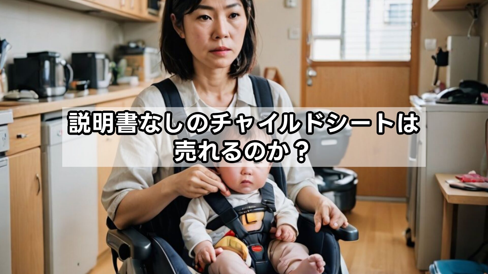 説明書なしのチャイルドシートは売れるのか？