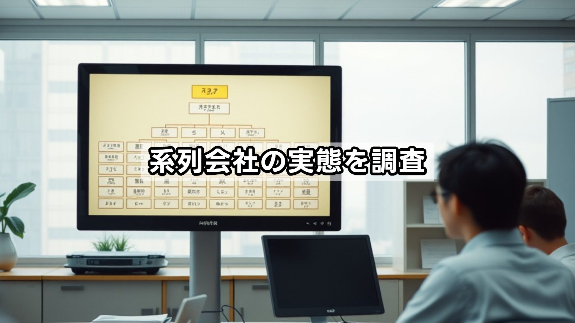 系列会社の実態を調査