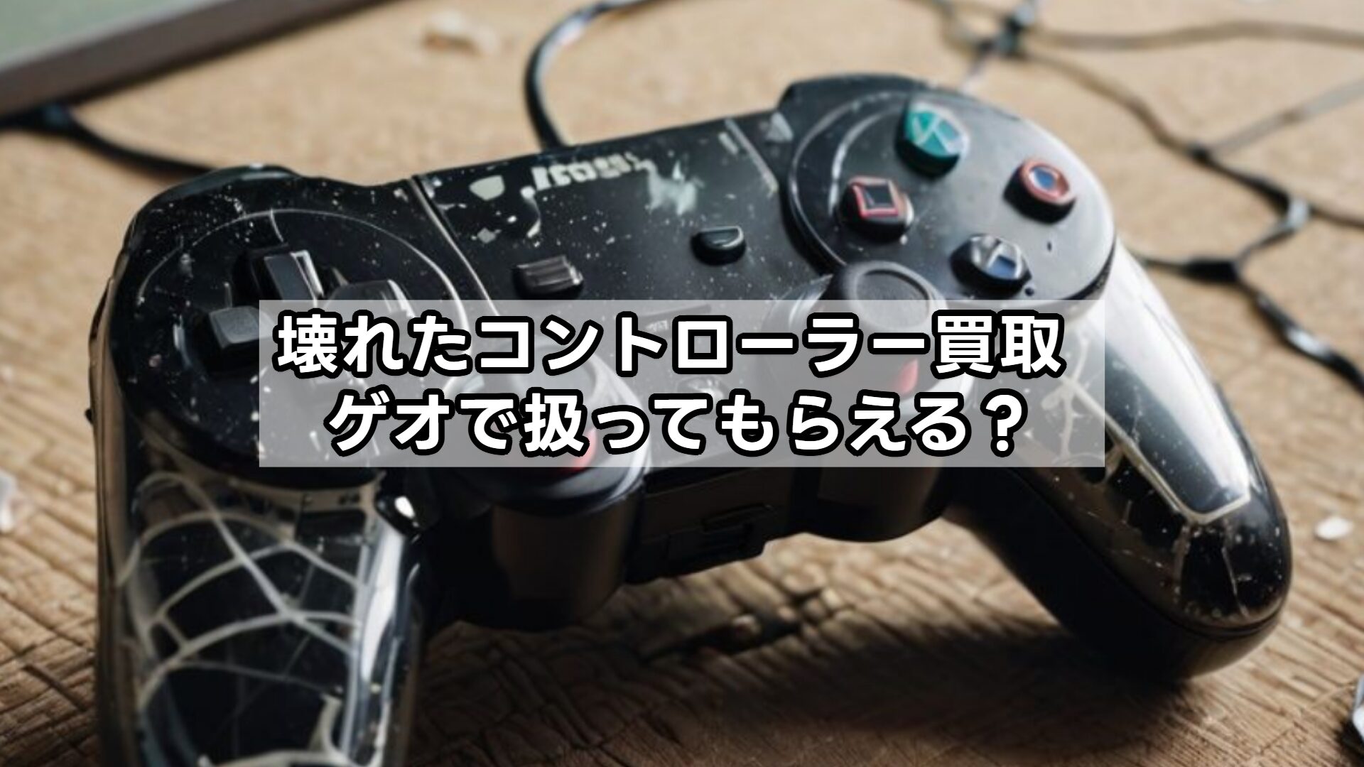 壊れたコントローラー買取 ゲオで扱ってもらえる？