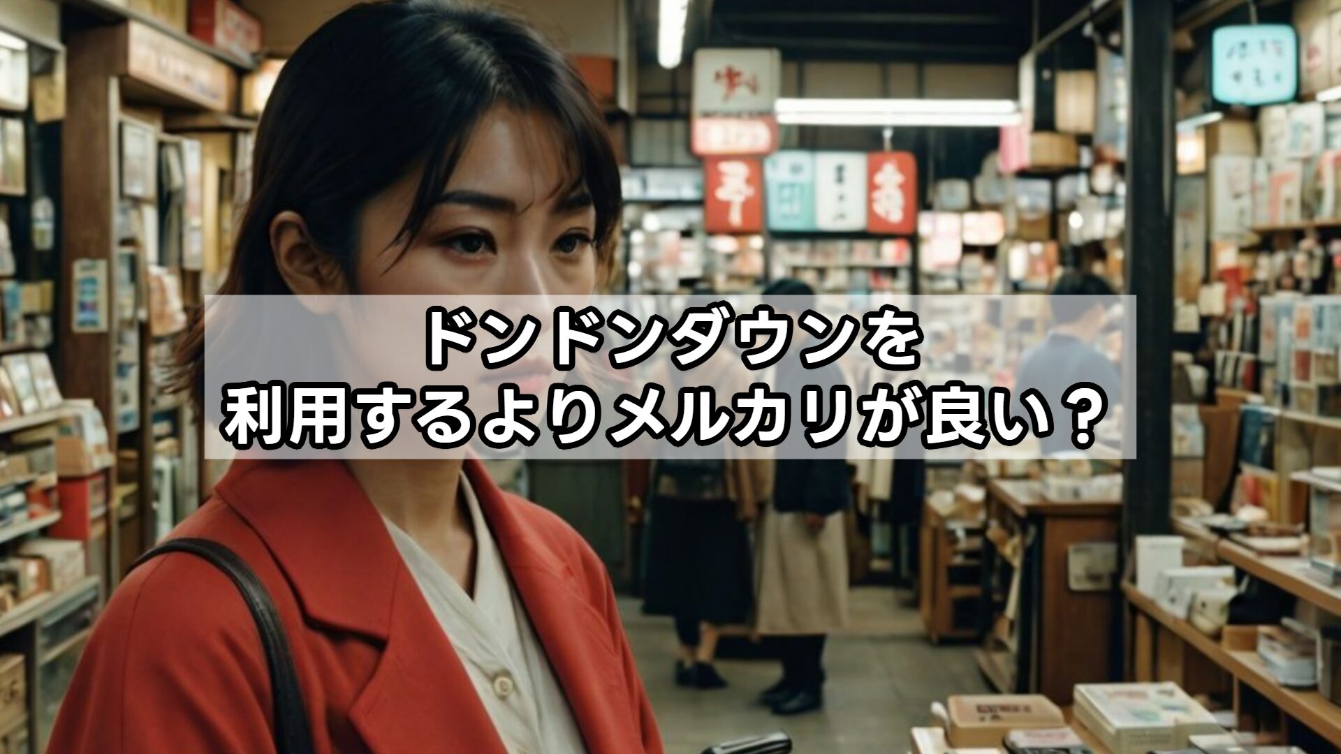 ドンドンダウンを利用するよりメルカリが良い？