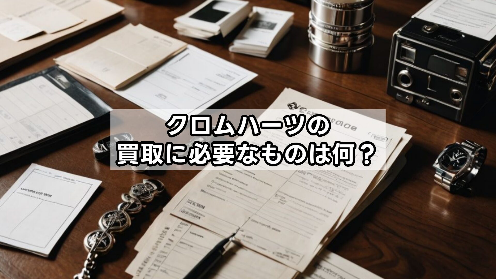 クロムハーツの買取に必要なものは何？