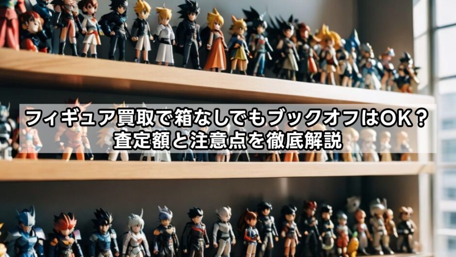 フィギュア買取で箱なしでもブックオフはOK？査定額と注意点を徹底解説