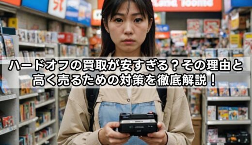 ハードオフの買取が安すぎる？その理由と高く売るための対策を徹底解説！