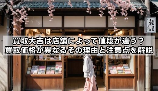 買取大吉は店舗によって値段が違う？買取価格が異なるその理由と注意点を解説