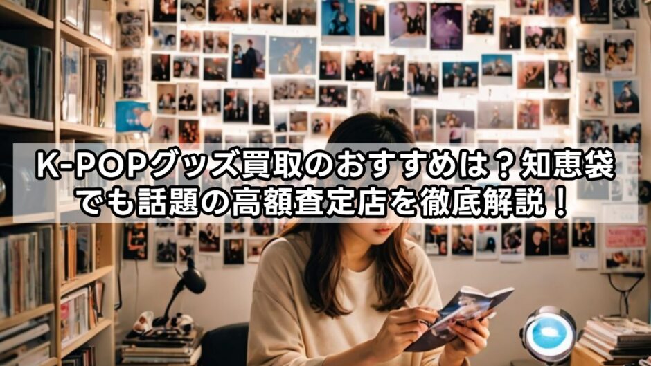 K-POPグッズ買取のおすすめは？知恵袋でも話題の高額査定店を徹底解説！