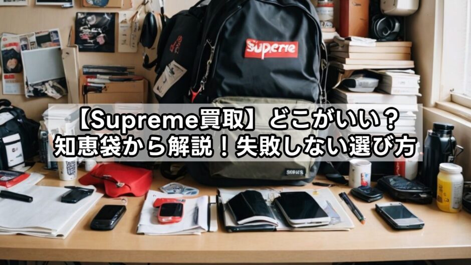【Supreme買取】どこがいい？知恵袋から解説！失敗しない選び方