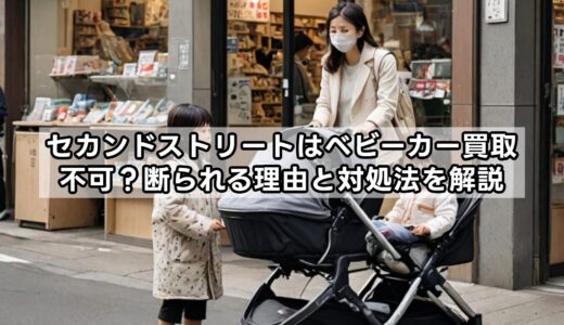 セカンドストリートはベビーカー買取不可？断られる理由と対処法を解説