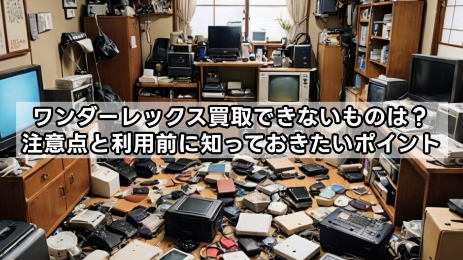 ワンダーレックス買取できないものは？注意点と利用前に知っておきたいポイント