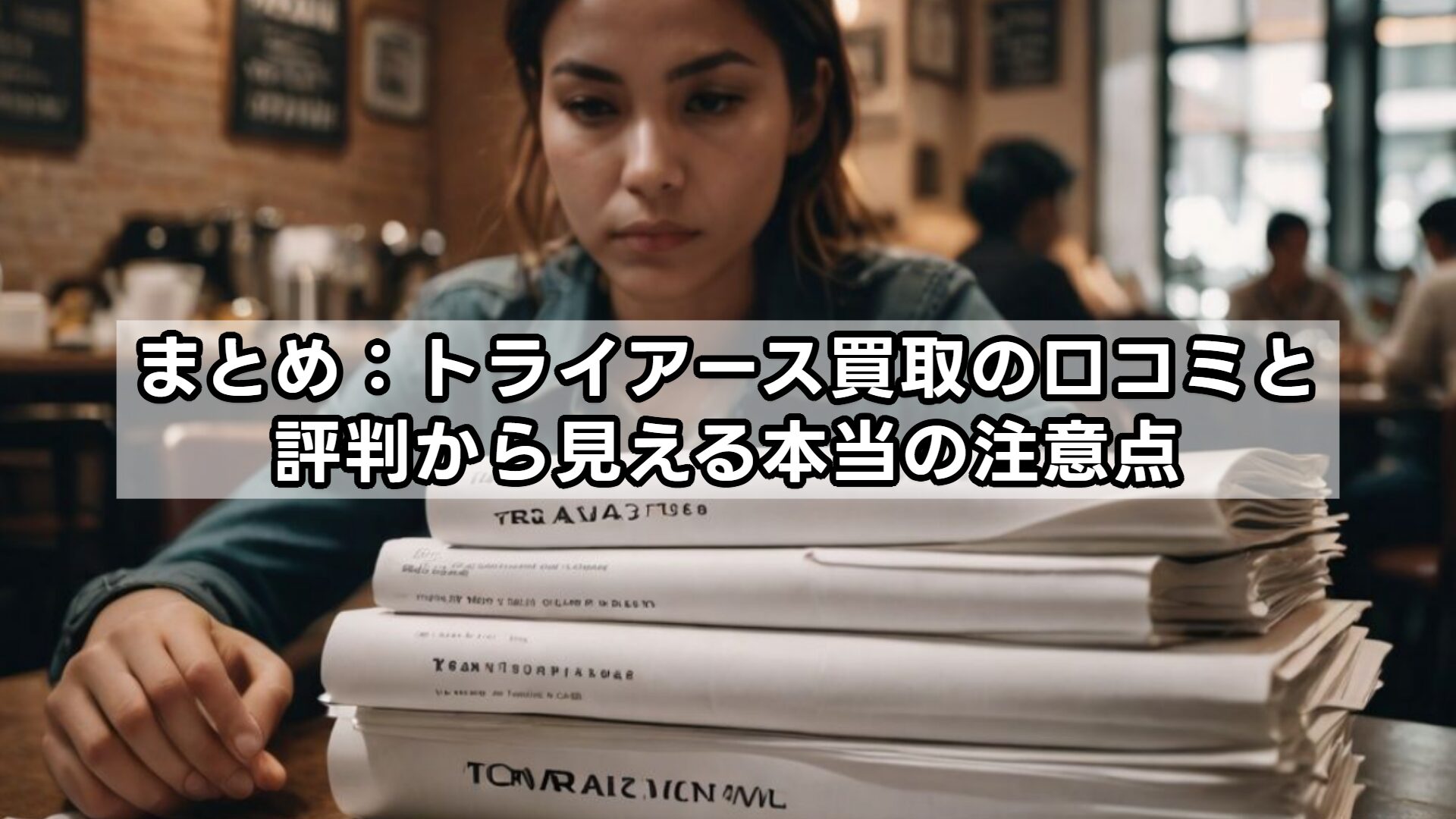 まとめ：トライアース買取の口コミと評判から見える本当の注意点