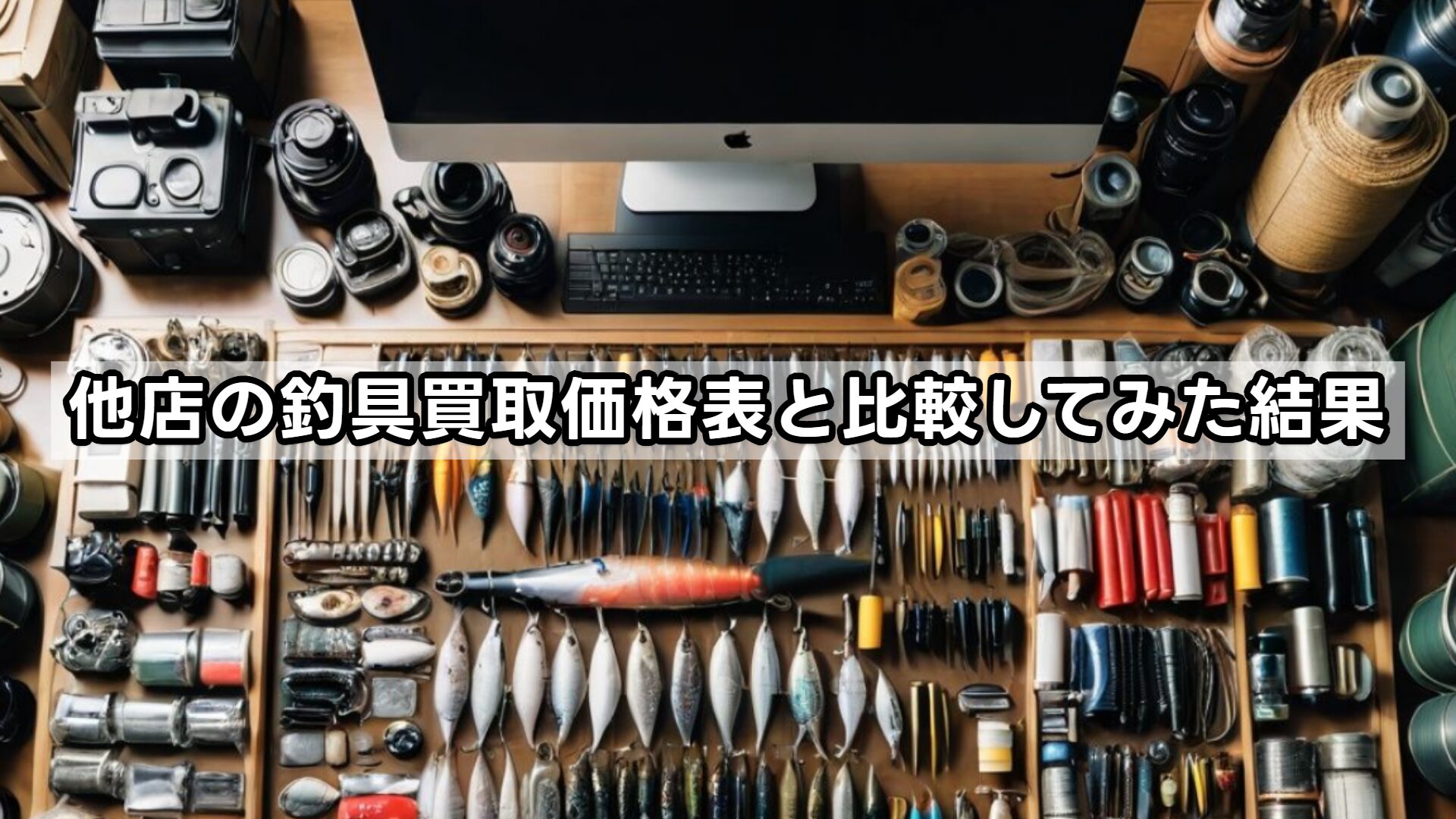 他店の釣具買取価格表と比較してみた結果