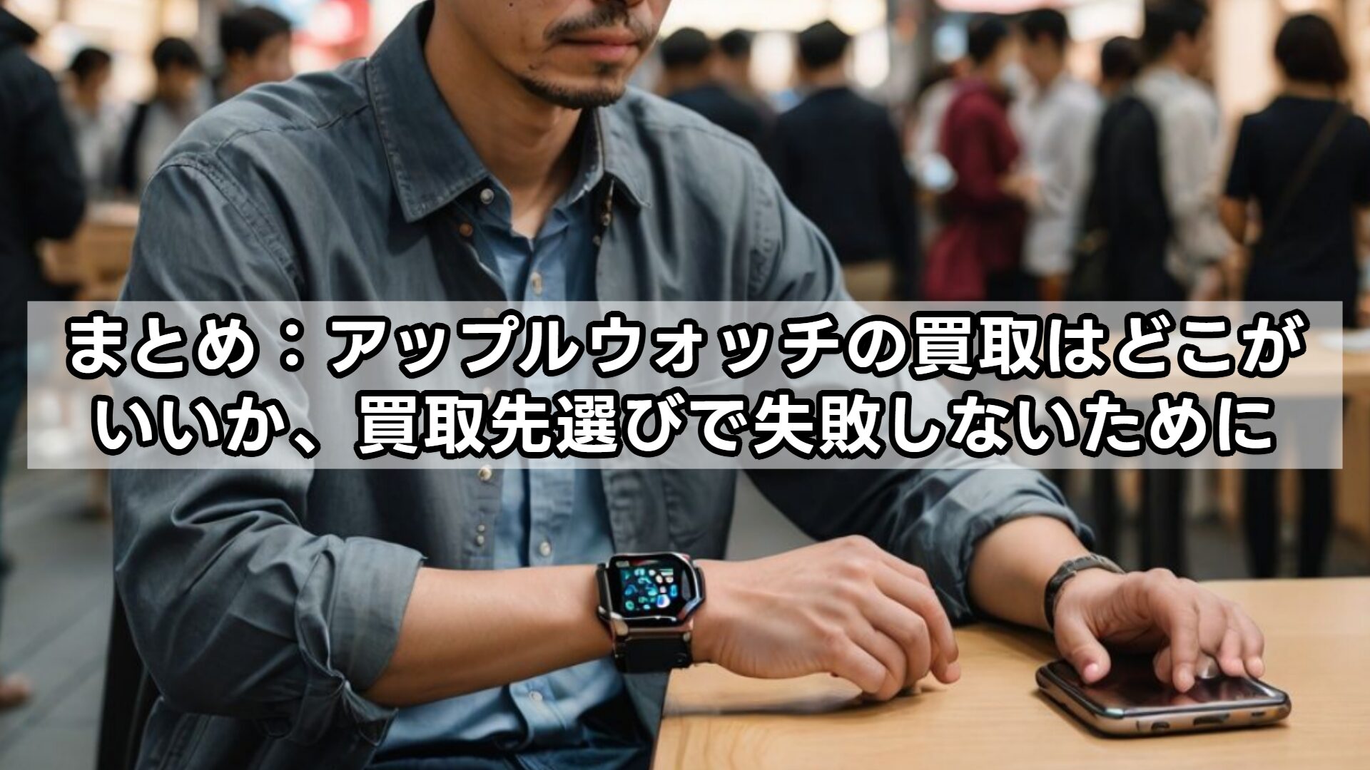 まとめ：アップルウォッチの買取はどこがいいか、買取先選びで失敗しないために