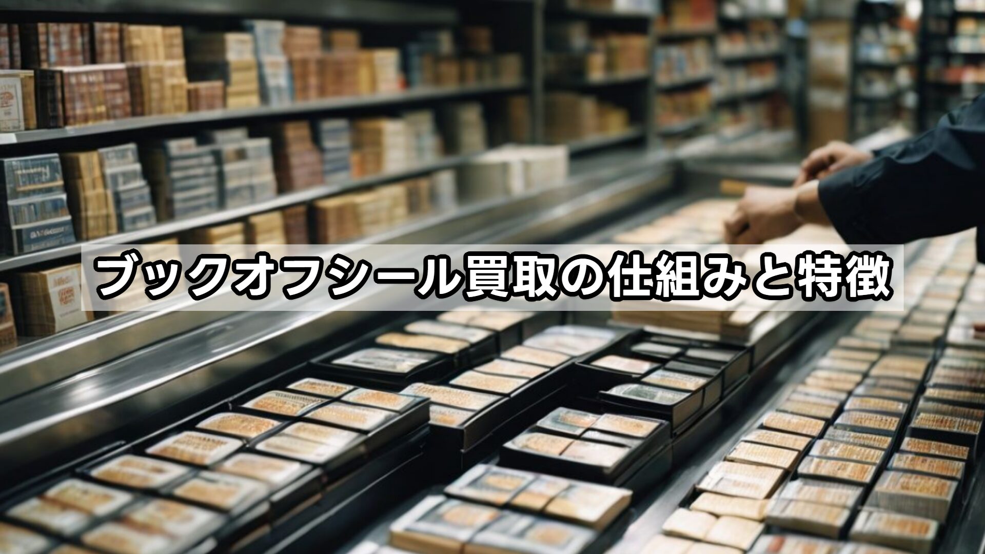 ブックオフシール買取の仕組みと特徴