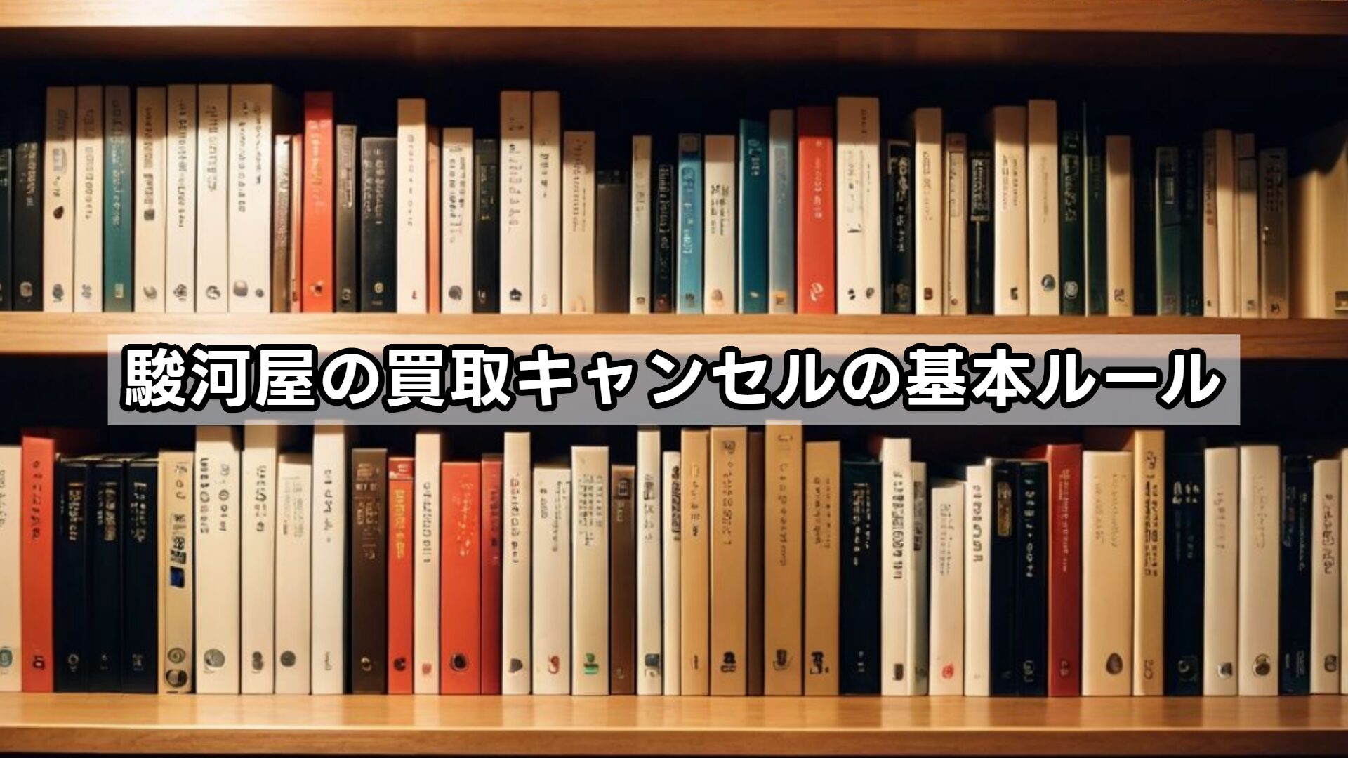 駿河屋の買取キャンセルの基本ルール