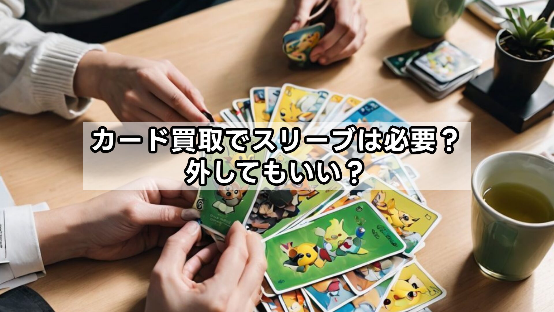 カード買取でスリーブは必要？外してもいい？