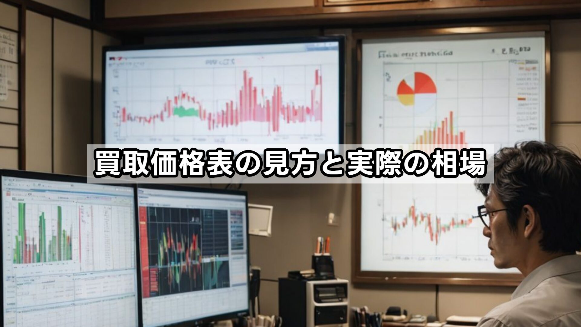 買取価格表の見方と実際の相場